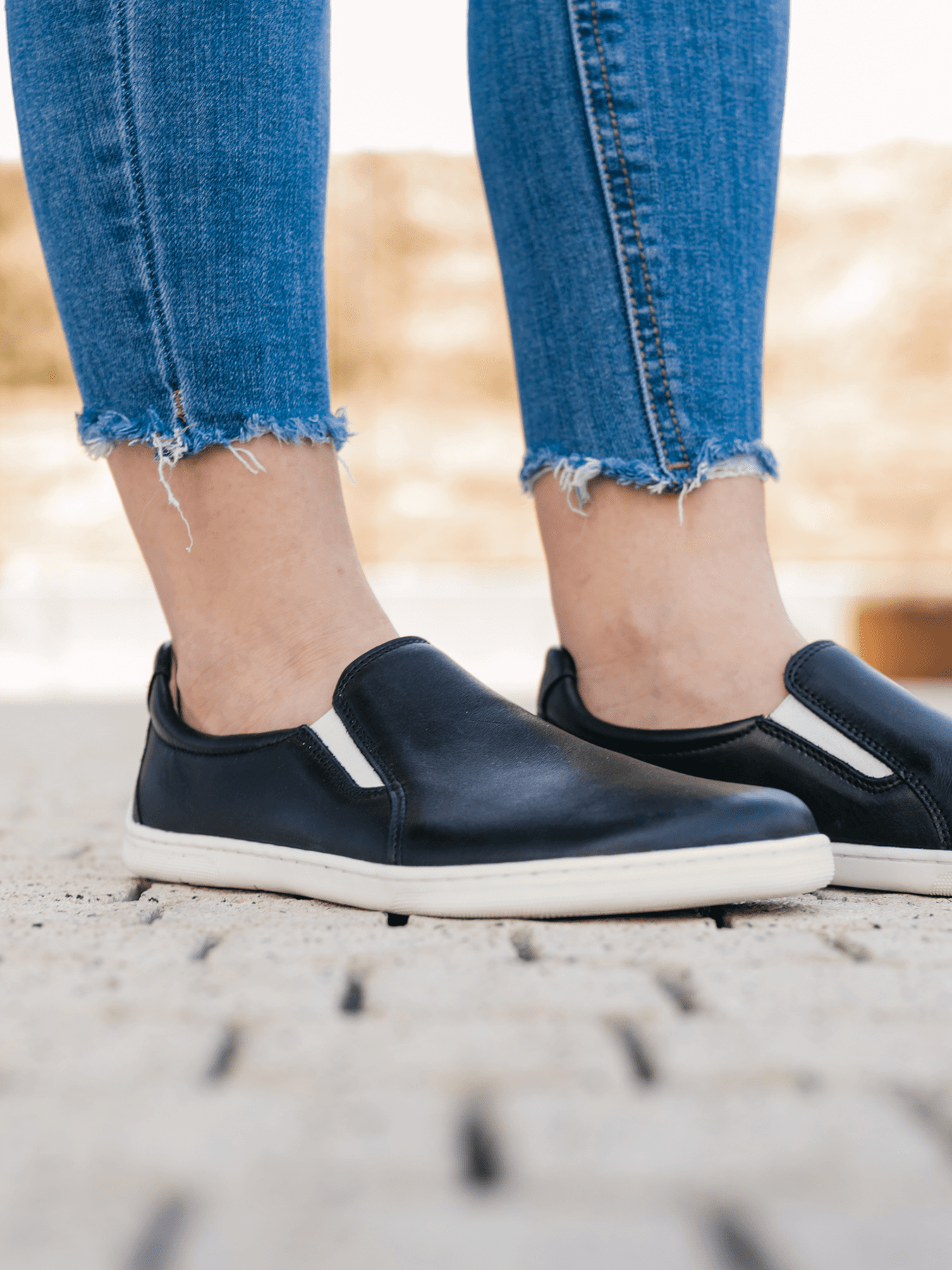 Barefoot Sneakers - Be Lenka Eazy Neo - Black & White - thumbnail 2