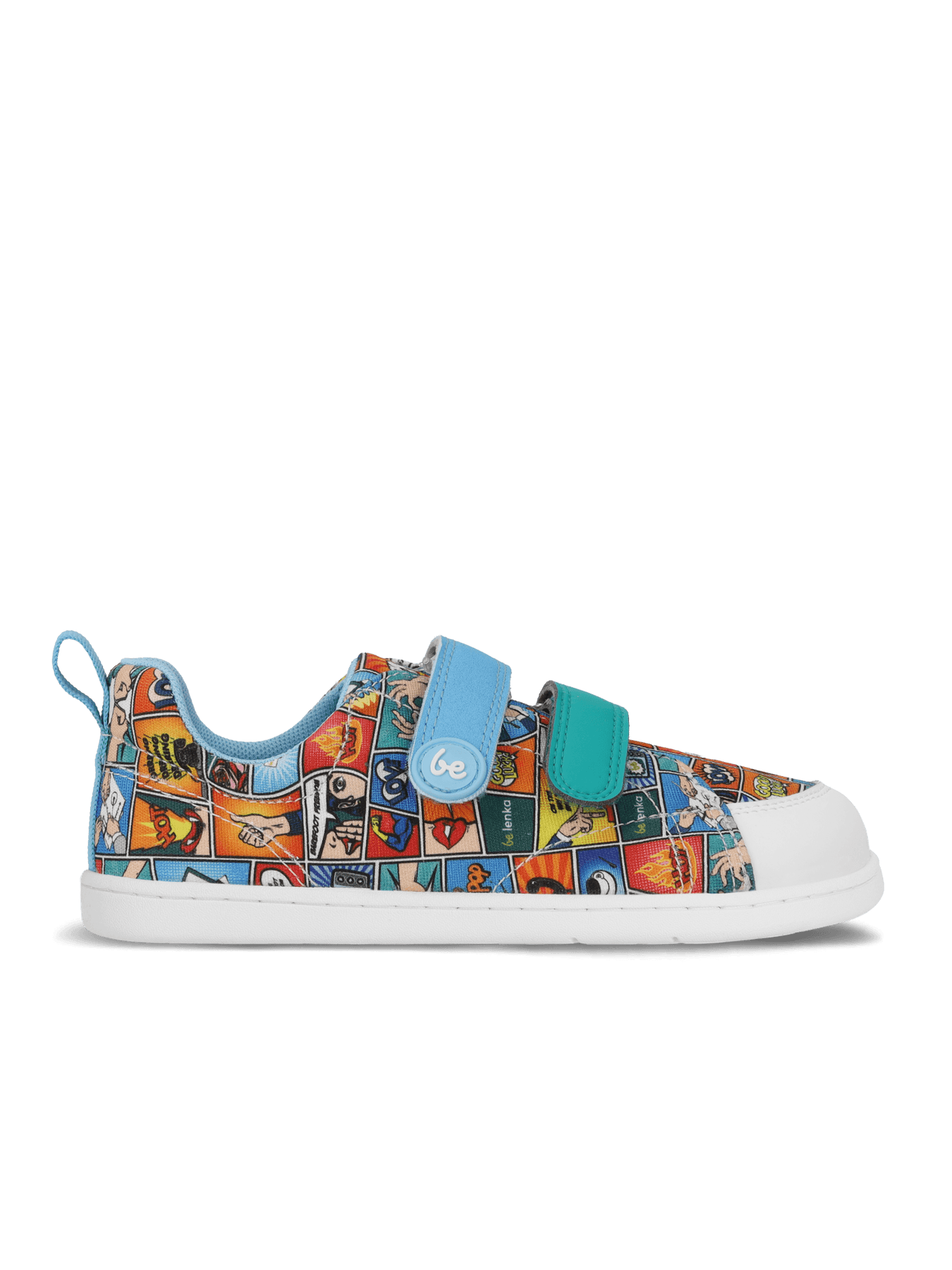 Kids barefoot sneakers Be Lenka Canvi Kids - Comics Color - Main
