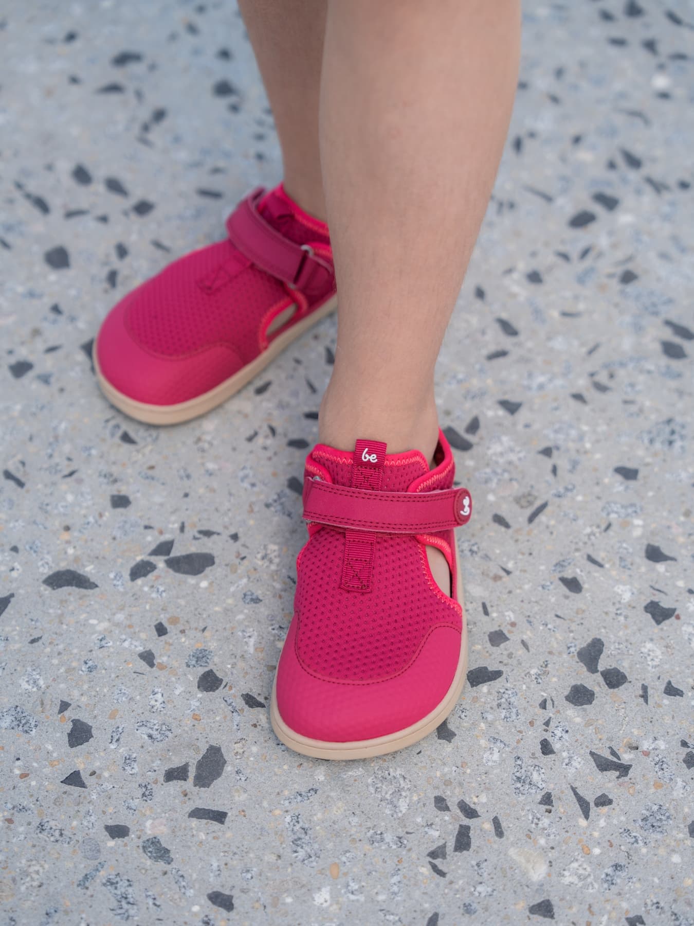 Kids barefoot sandals Zest Preschool - Berry - Main