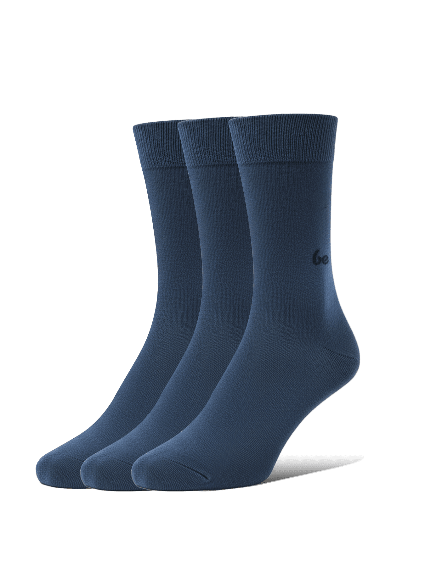 Barefoot Socks - Crew - Essentials - Blue - 3 pack - Main
